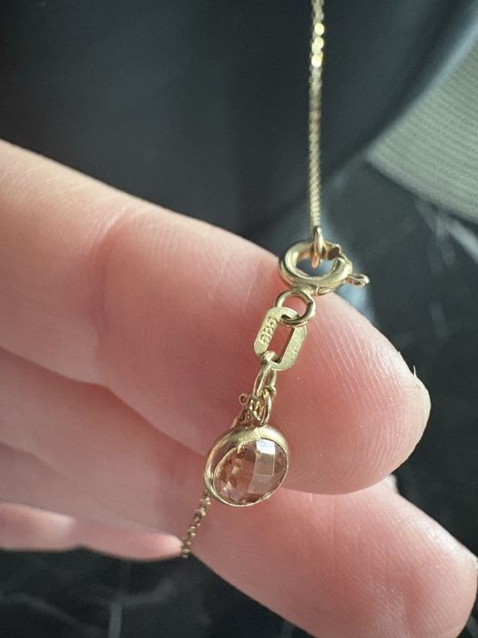 Colier aur 14 carate cu steluta