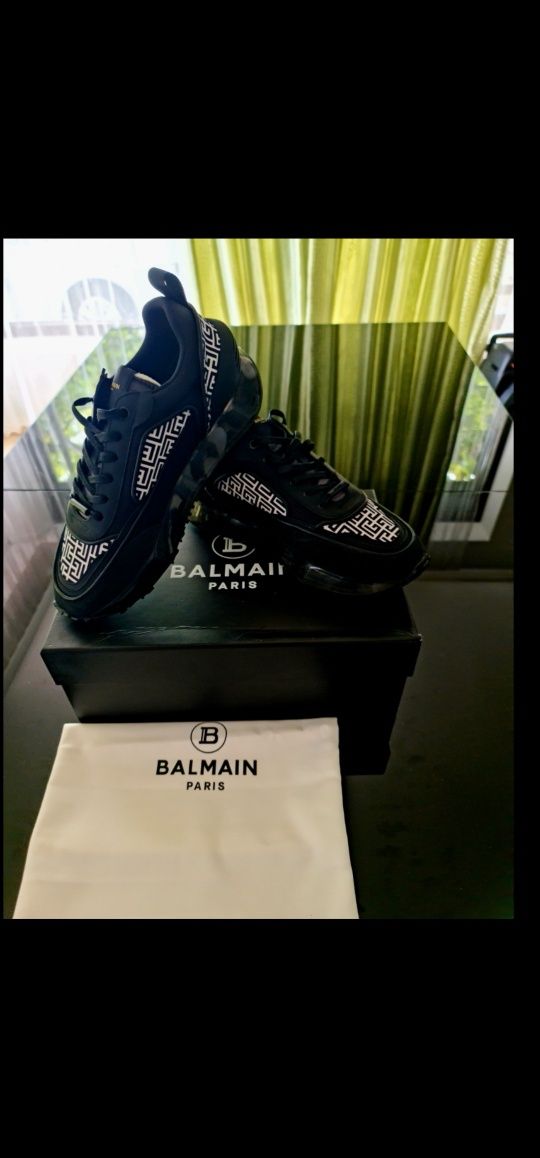 Adidasi / sneakers Balmain Low Top Racer, marimea 43