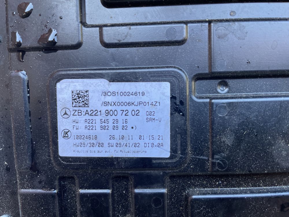 Modul SAM Mercedes w221 S class A221 900 72 02