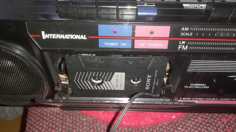 Player caseta audio international in stare bună