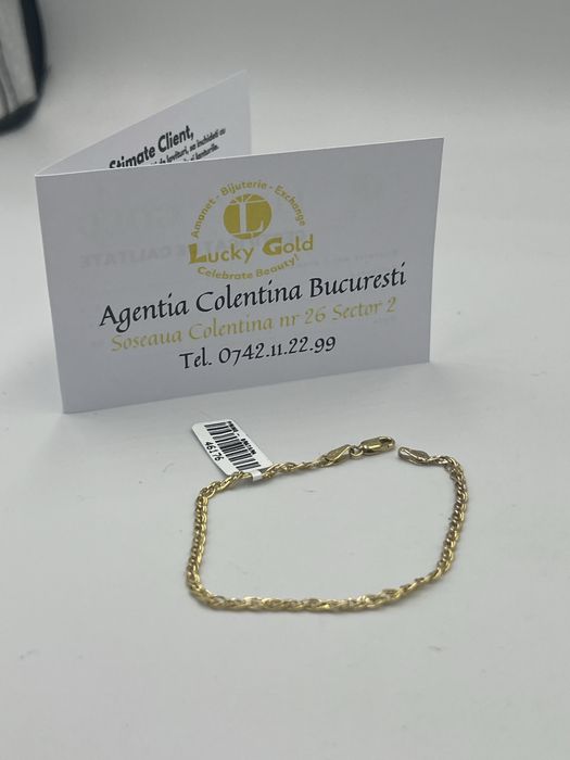 Bratara Aur Dama 14k 18cm 1.30gr #46176