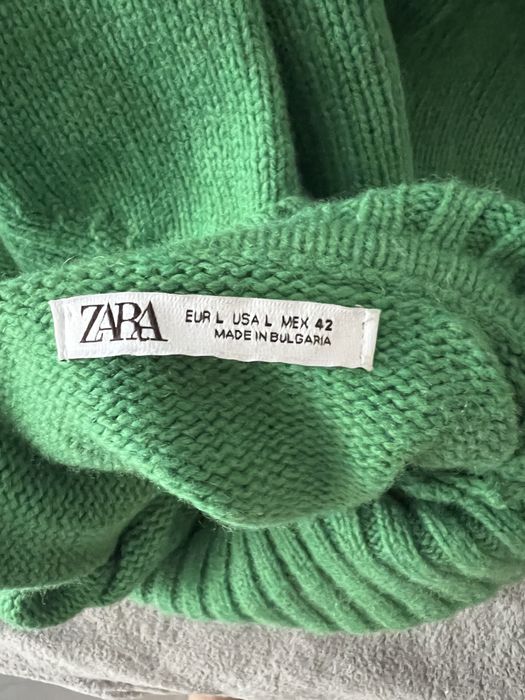 Pulovar pe gat Zara culoare cverse