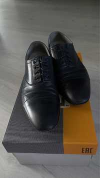 Туфли италия мужские 2 шт бренд кожа обувь