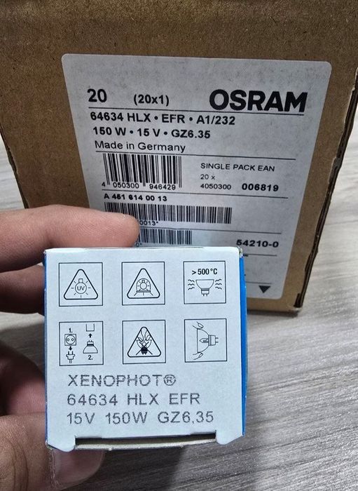 Лампа галогенная OSRAM 15V 150W
