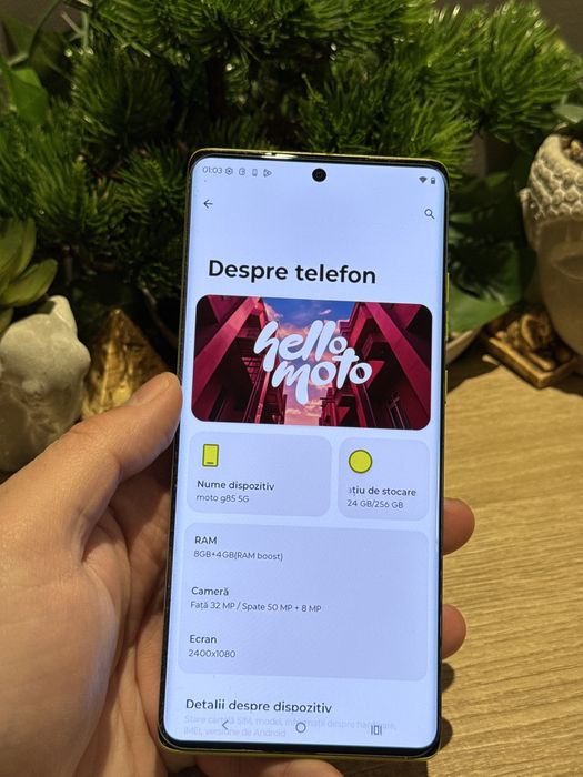 Motorola G85 verde ‼️255gb 12gb‼️Garantie‼️