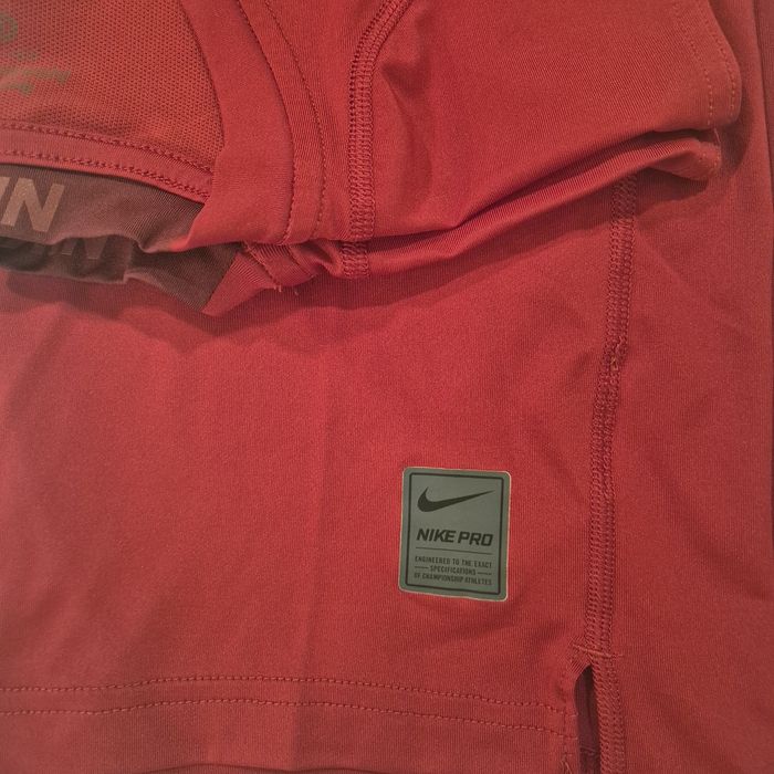 Мъжки потник Nike PRO, XL-умален, цвят бордо