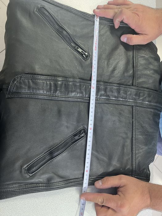Pantaloni /Salopeta moto piele mar 52