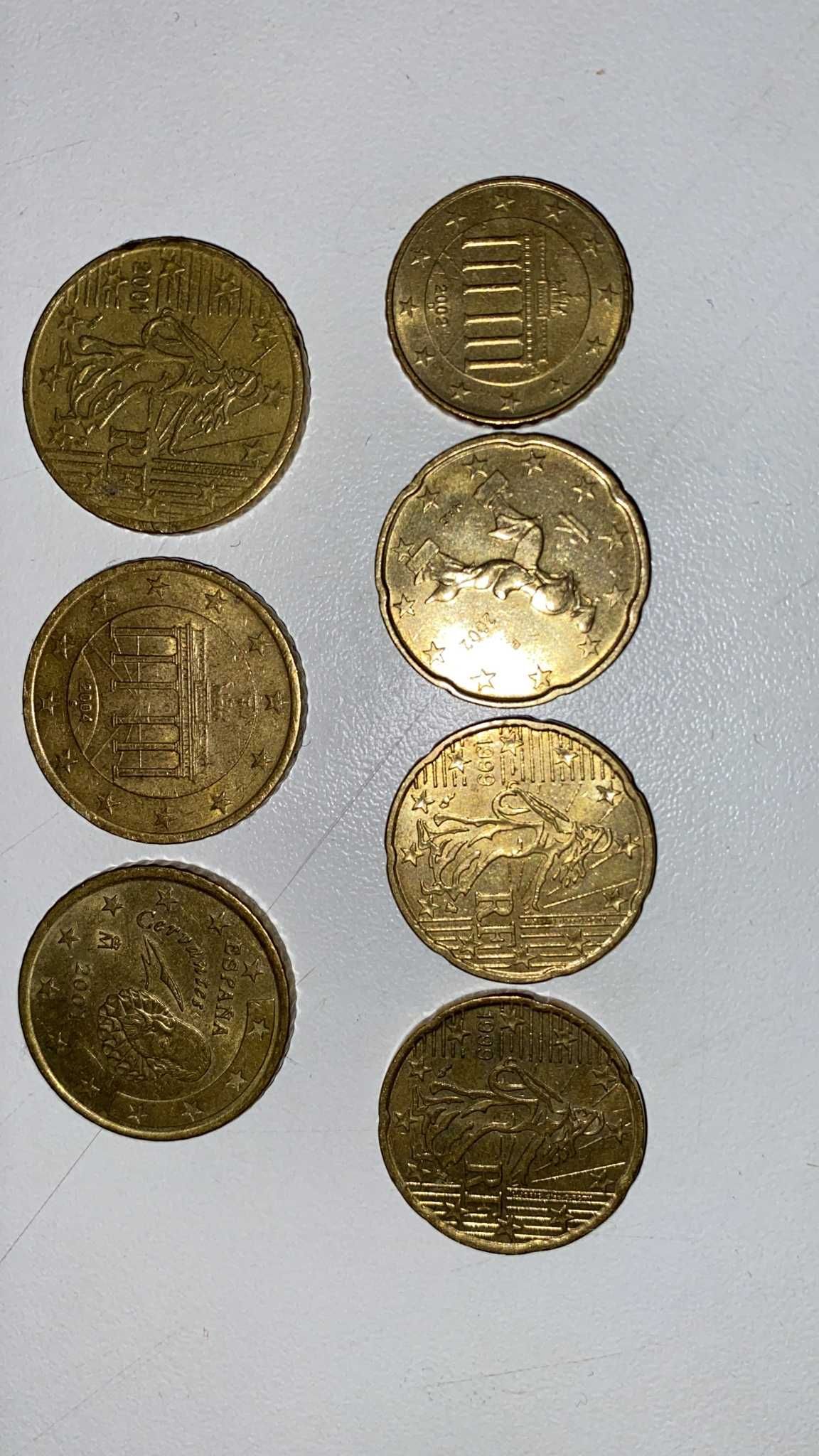 Monezi 10 20 si50centi 1999,2001,2002si2004