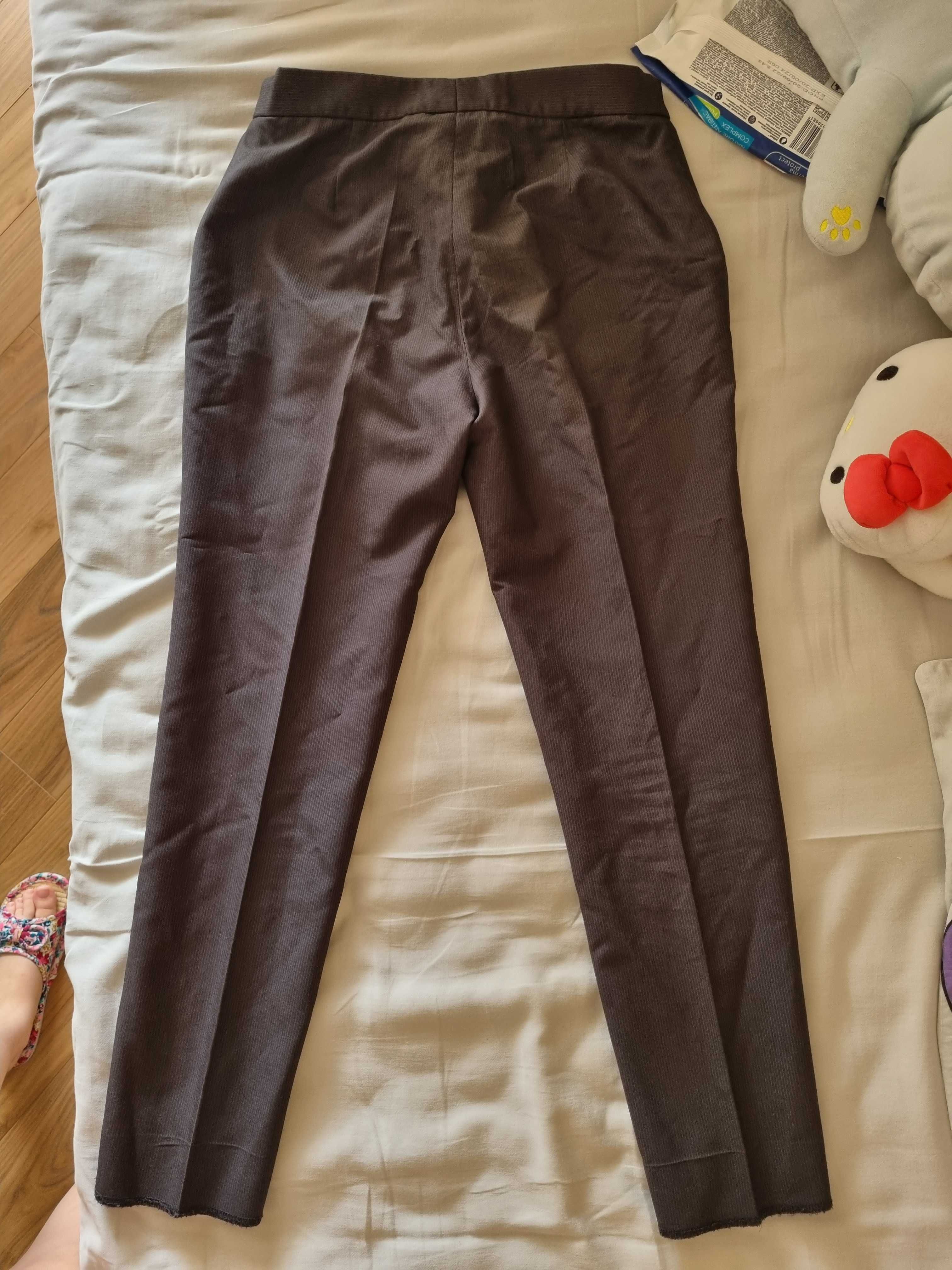 Классические брюки женские темно-серые