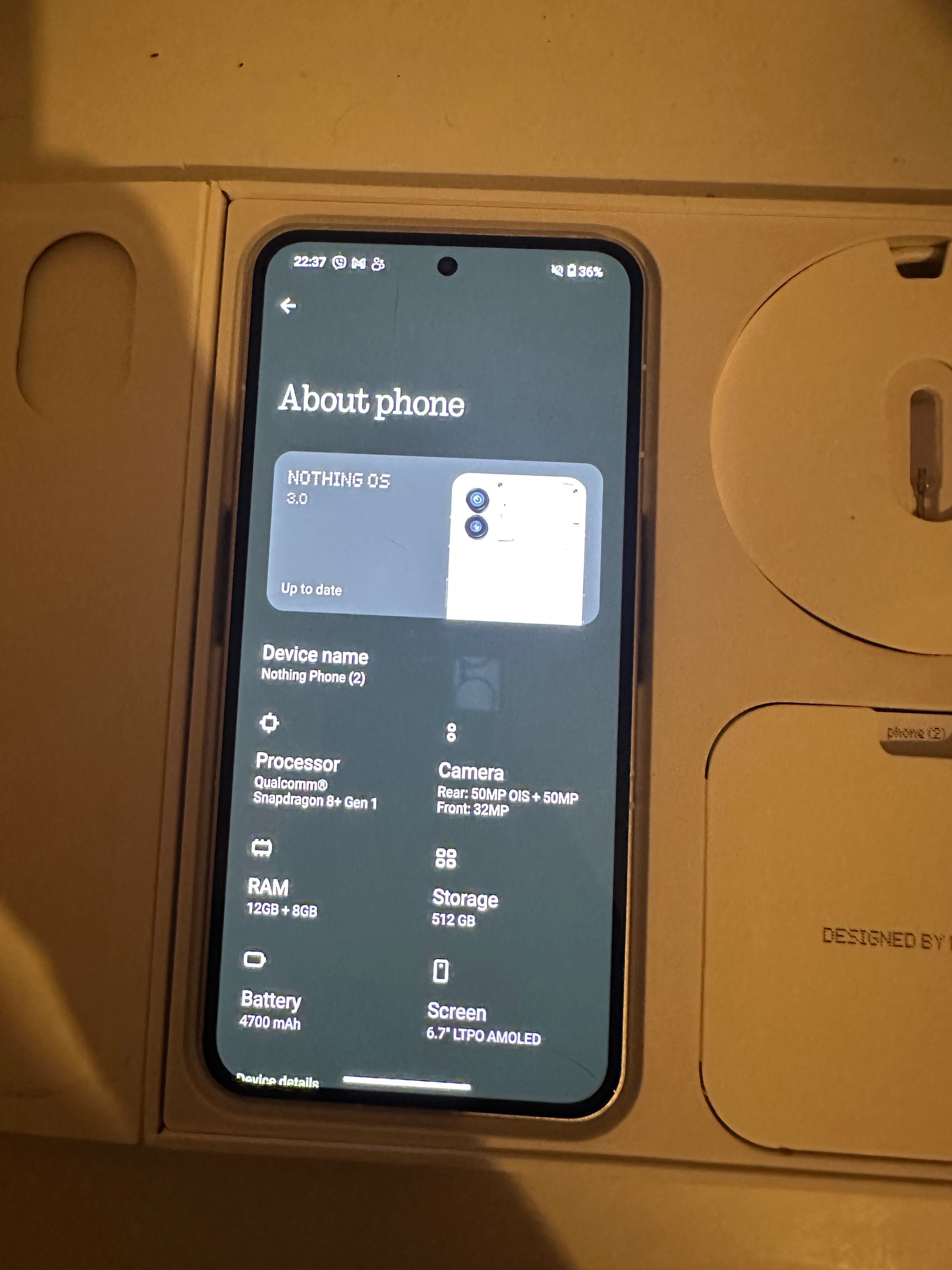 Nothing phone 2 512GB 12GB RAM + cmf watch pro 1