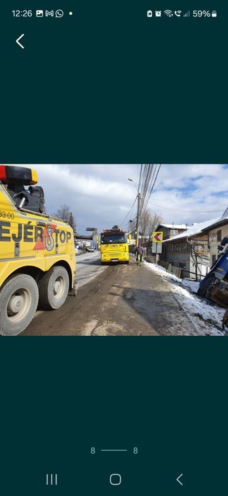Tractari auto non stop 7locuri rescue4x4macara ridicari paleți sinaia