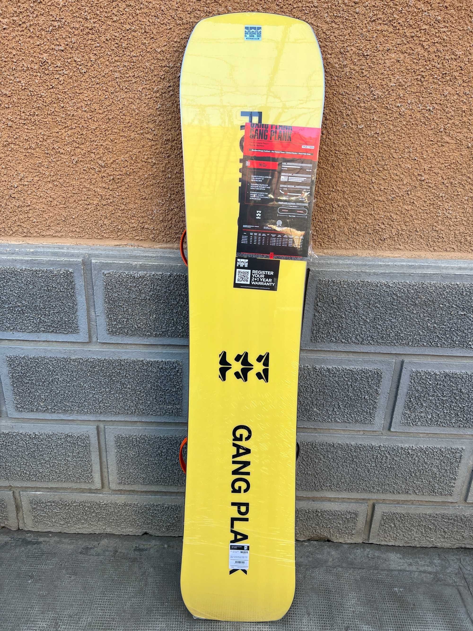 placa noua snowboard rome gang plank wide L157
