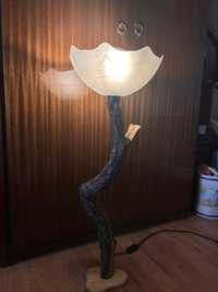 Лампа Декоративна, интериорна изработена от дърво