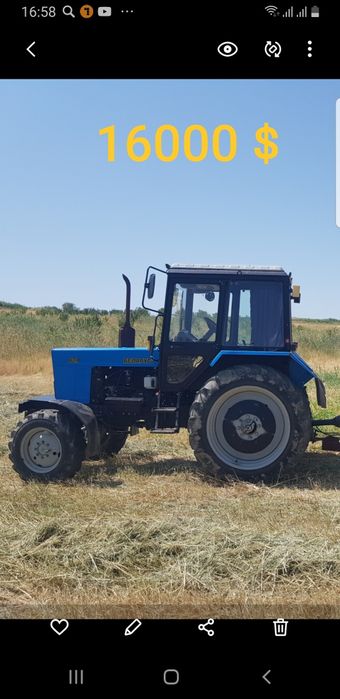 МТЗ-82.1 ва агрегатлар сотилади.