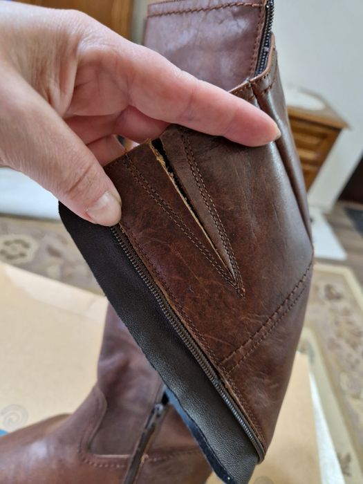 Cisme din piele naturală, culoare maro