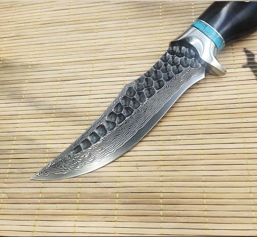 Cutit Imperial Dragon Scale, forjare manuala, teaca piele