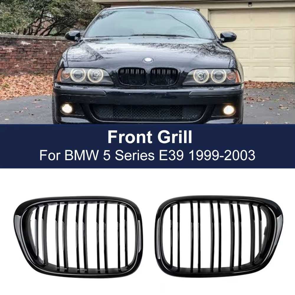Бъбреци с двойни ребра черен лак за BMW серия 5 E39 1999 до 2003