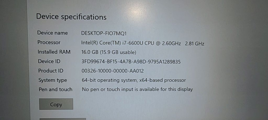 Laptop Lenovo X1 Carbon, gen4, i7