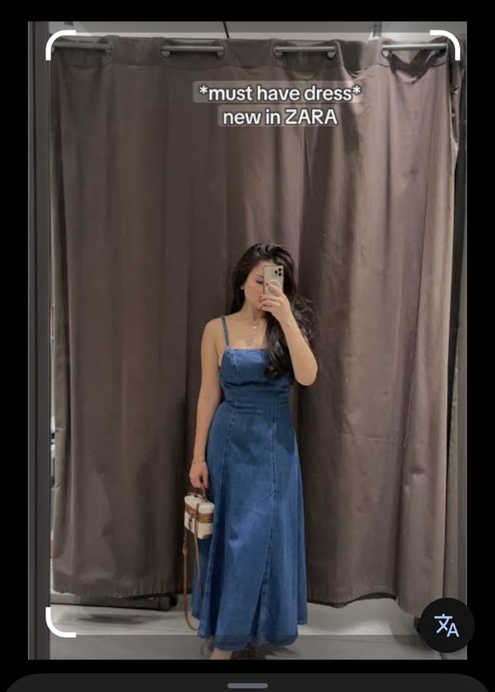 Zara denim рокля