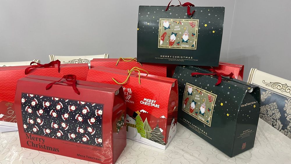 Плед для нового года подарочный