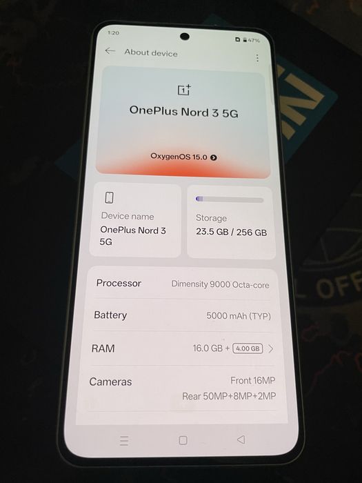 Oneplus Nord 3 5G 256Gb
