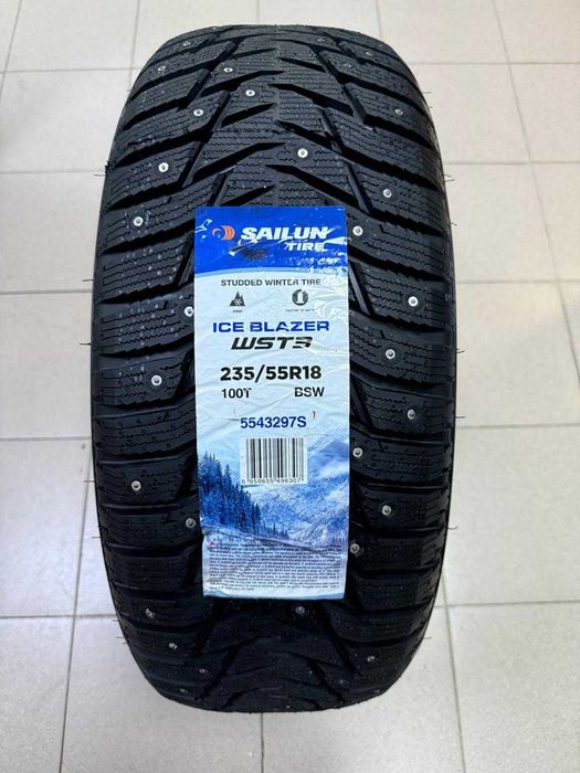 235 55 R18 зимние шины Sailun шипованные новые 2025 год доставка есть