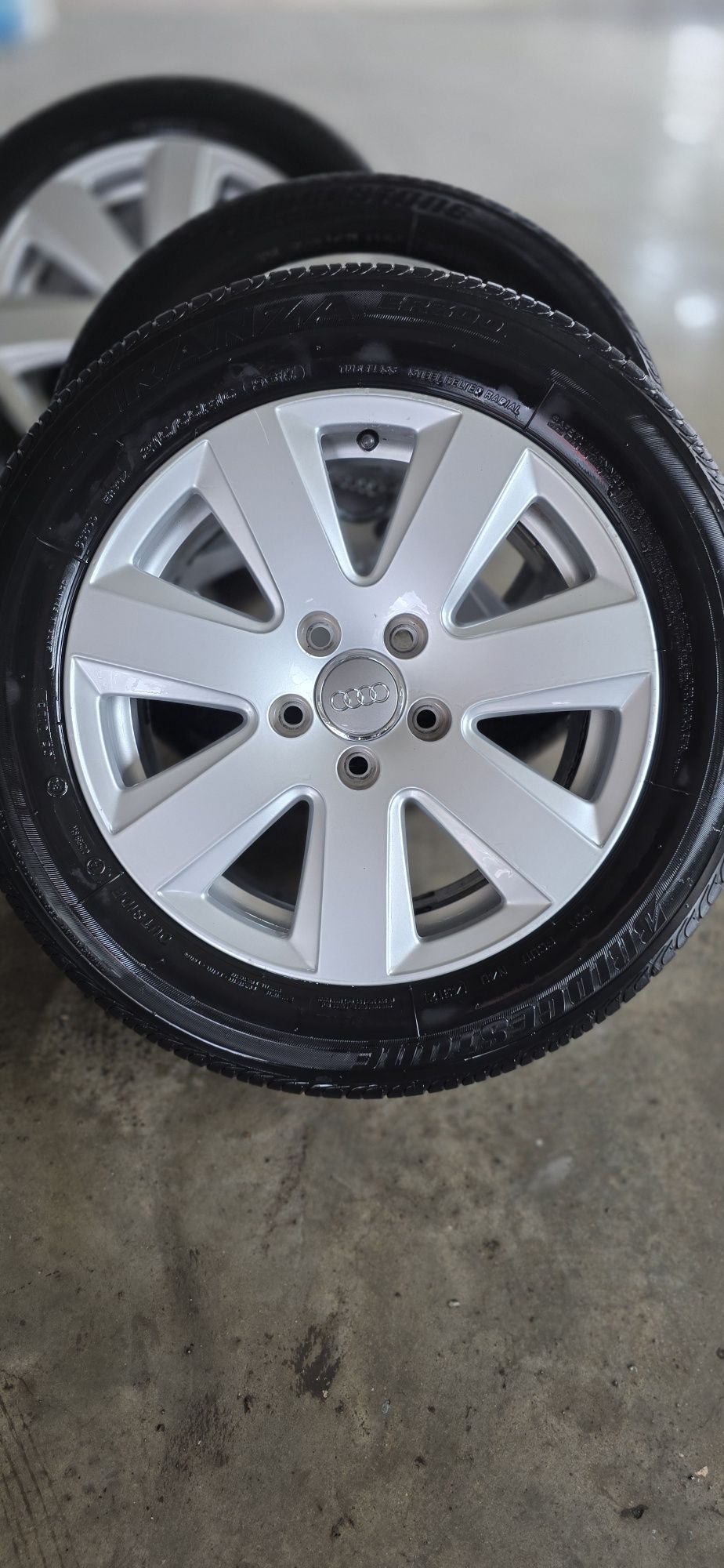 Оригинални джанти с гуми Bridgestone 5х112 r16 за Audi Vw Vag