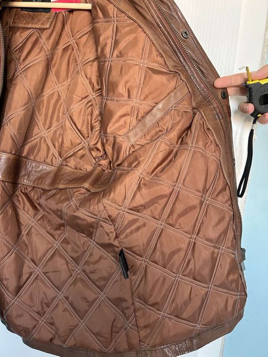 Мъжко кожено манто 52 размер