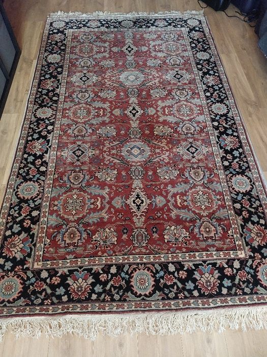 Covor din lână, lucrat manual, model persan, 1.5x2.5m / 1.8x2.7m
