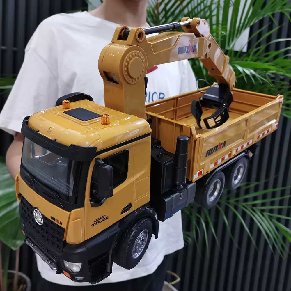 RC Радиоуправляемый грузовик самосвал-погрузчик HUINA 1575масштаб 1:14