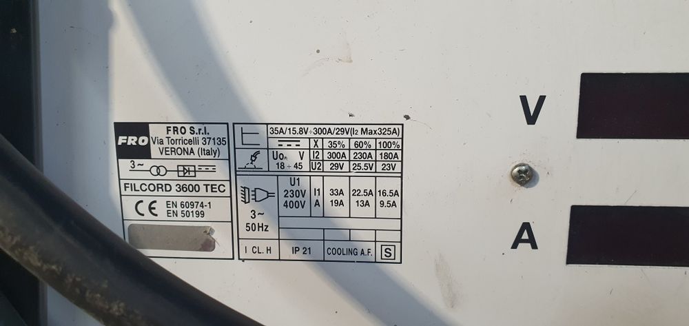 Aparat de sudura SAF FRO 360 amperi ESAB FRONIUS MIGATRONIC EWM etc.
