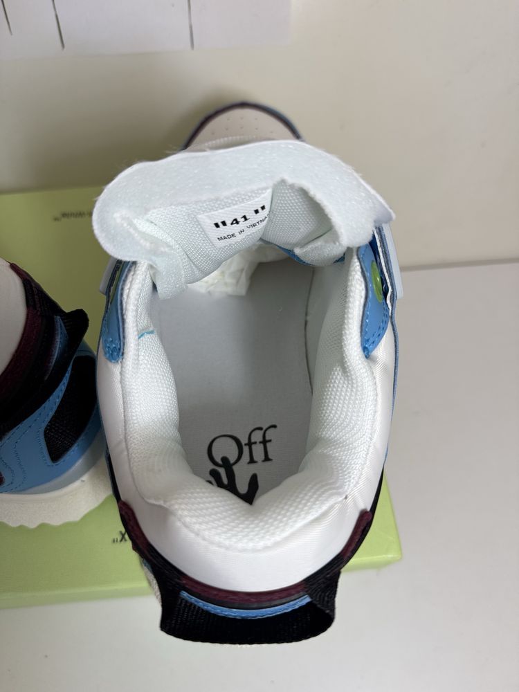Adidasi/Sneakers Sponge Mid Top White Blue