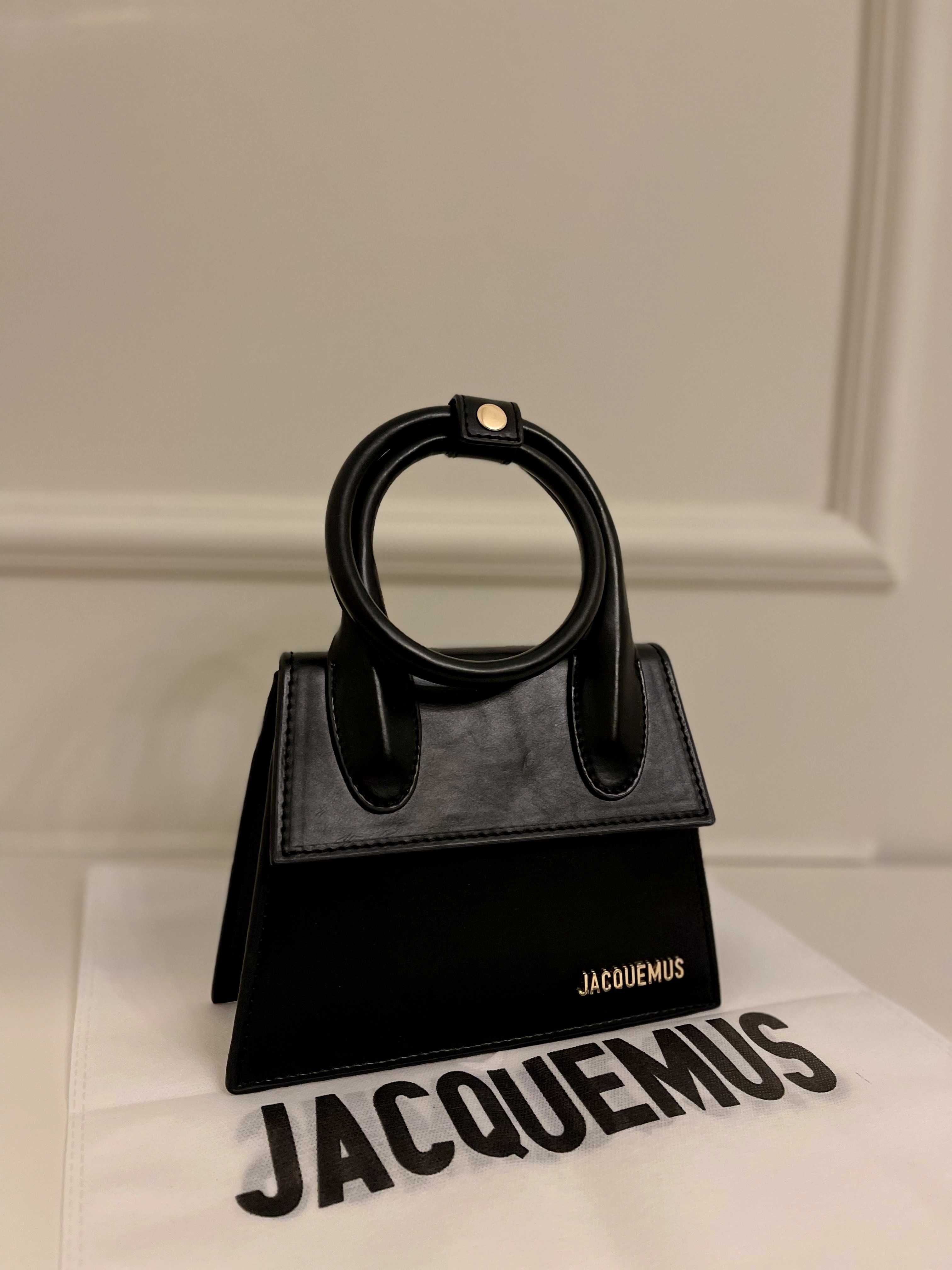 Geanta/Poșetă Jacquemus Le Chiquito Noeud Tote Bag 18cm x 13cm