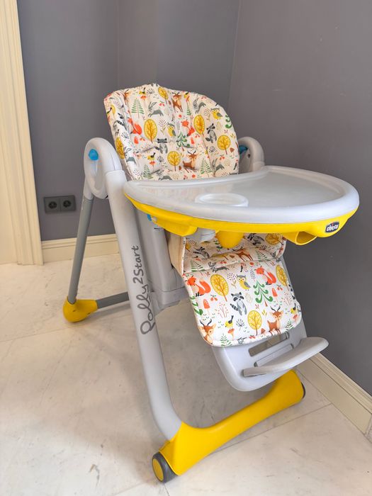 Chicco poly 2 start стул для кормления детский