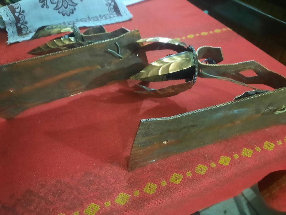Ръчно кован меден аплик,аплици