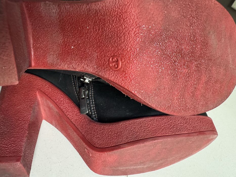 Ботуши от естествена кожа и гьон