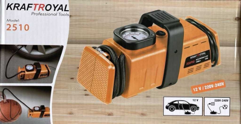 Компресор за гуми 220V/24V С 2Г Гаранция