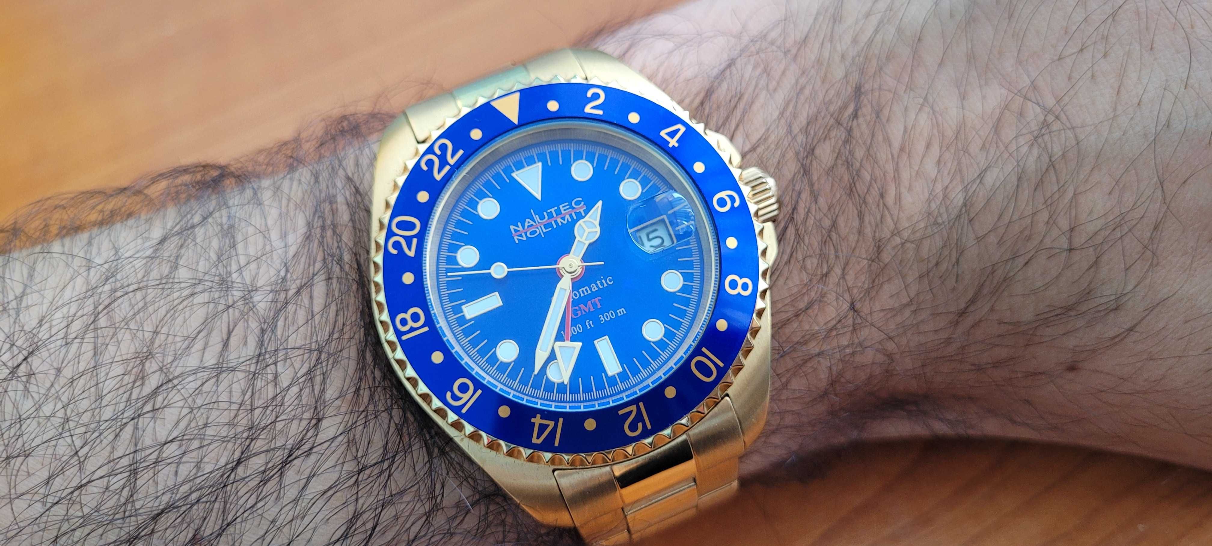 Ceas Automatic Nautec No Limit Deep Sea GMT 30 ATM