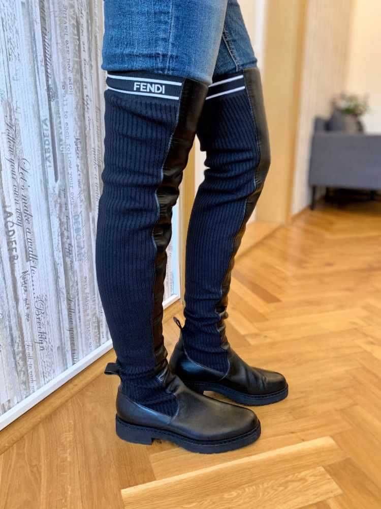 Fendi оригинални дамски ботуши