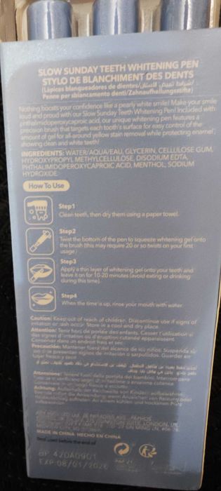 Stiloul pentru albirea dintilor Teeth Whitening Pen