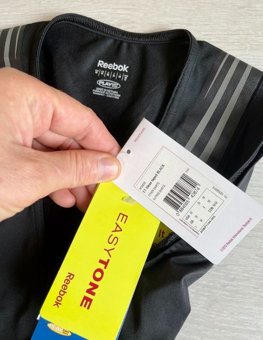 Tricou dama Rebook PlayDry Fitness Compresie Sport-produs nou