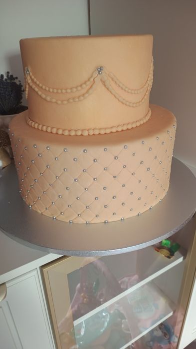 Macheta tort nunta - botez