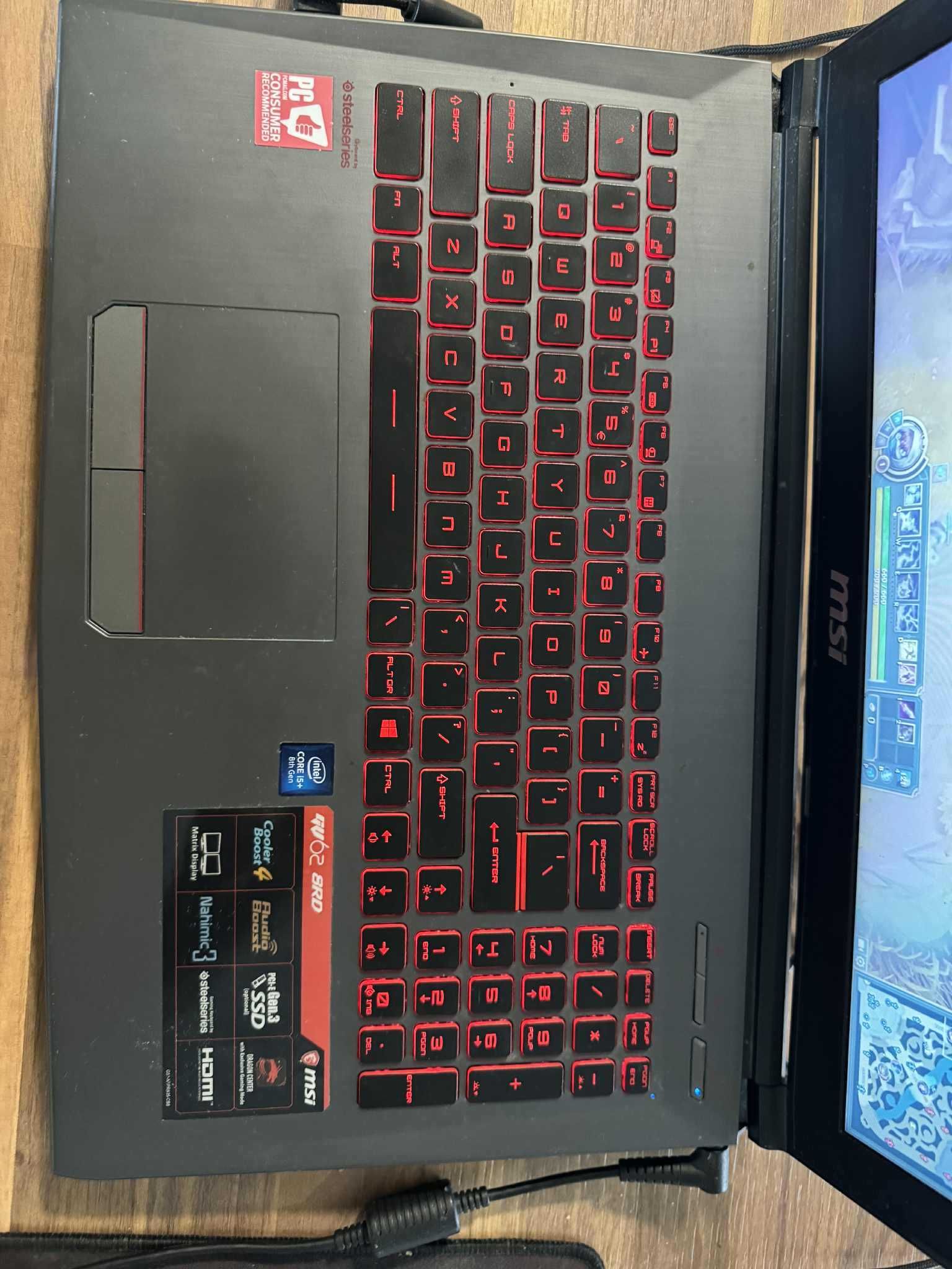 Геймърски Лаптоп MSI GV62 8RD