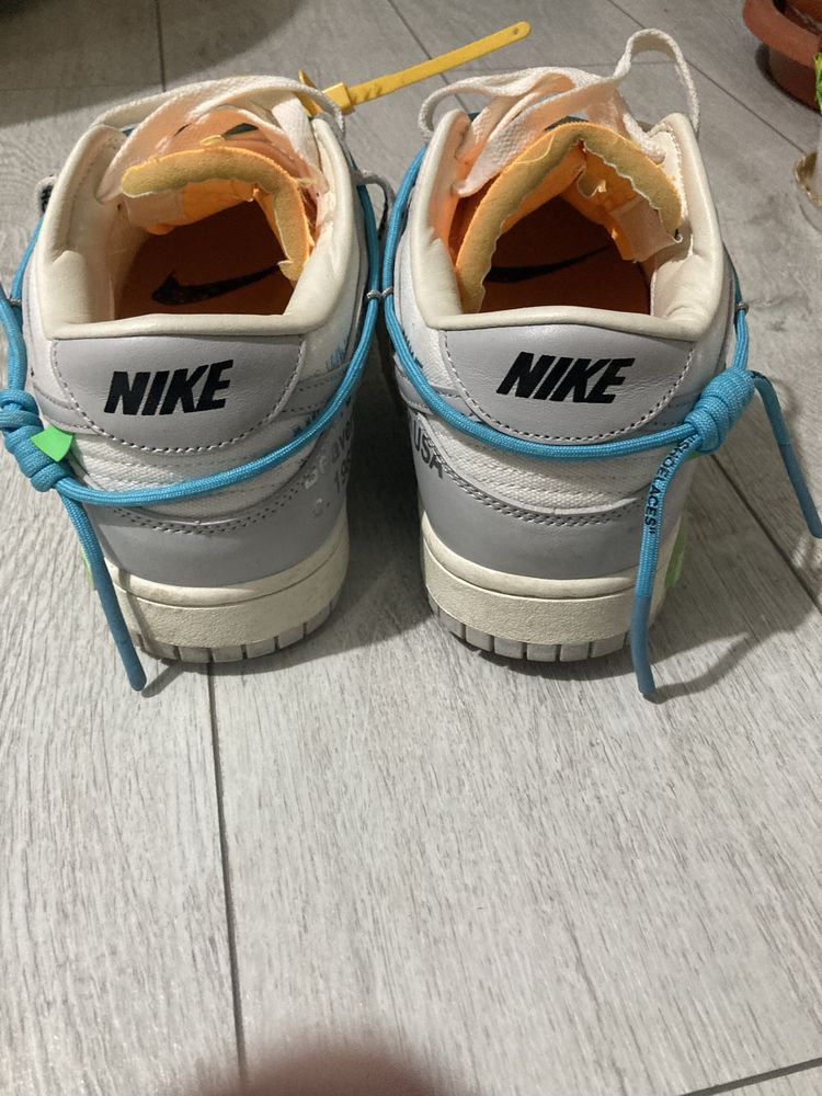 nike dunk off white