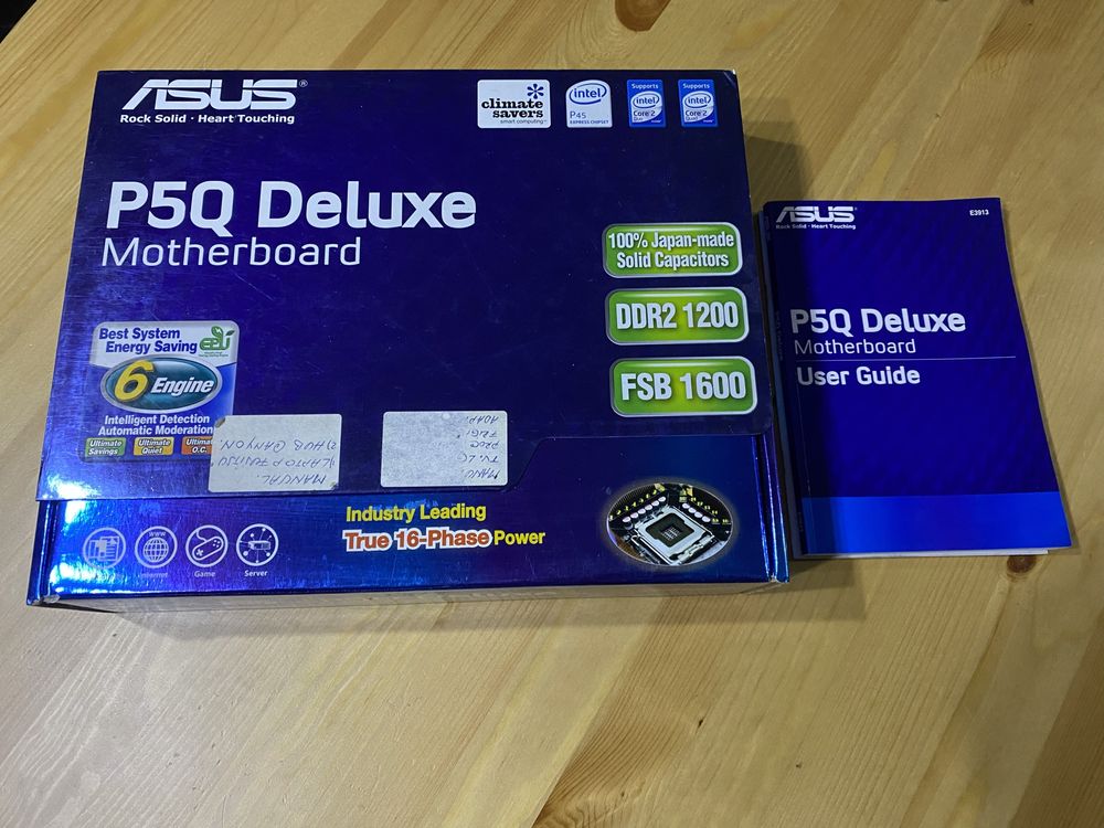 Kit Retro LGA 775 Asus P5Q Deluxe Intel Q9650 8gb DDR2 Kingston