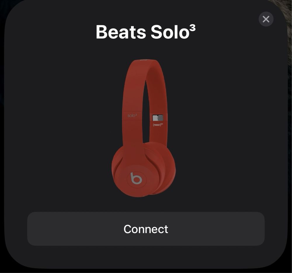 Vand Casti Beats Solo 3 Red , Wireless / Jack Audio