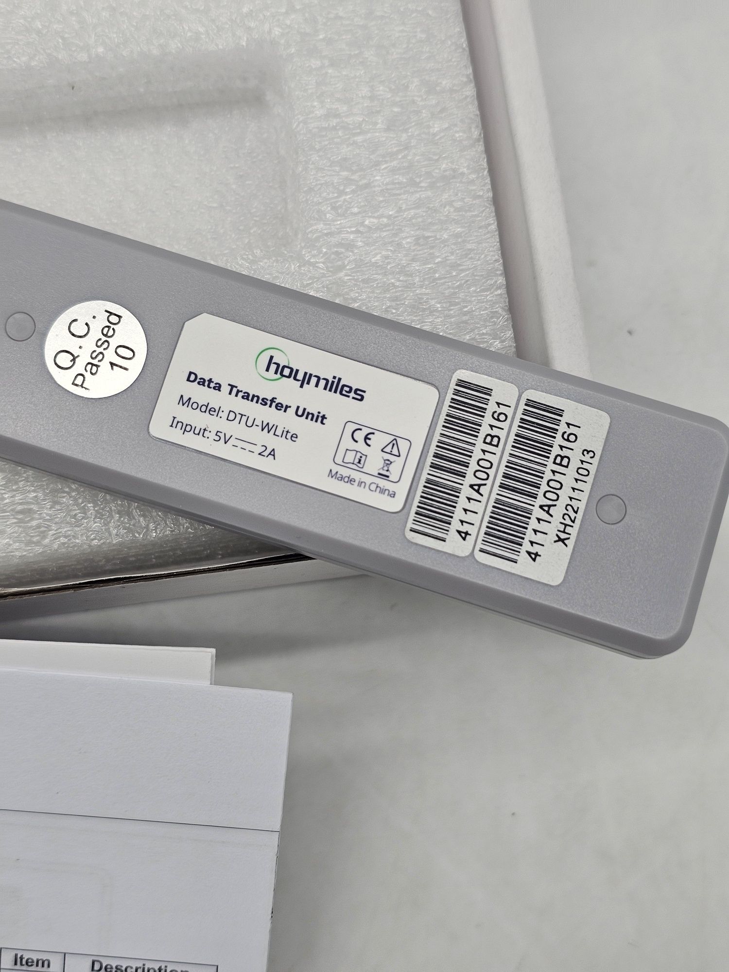 Unitate transmisie date Hoymiles WLAN DTU-Wlite pentru microinvertor