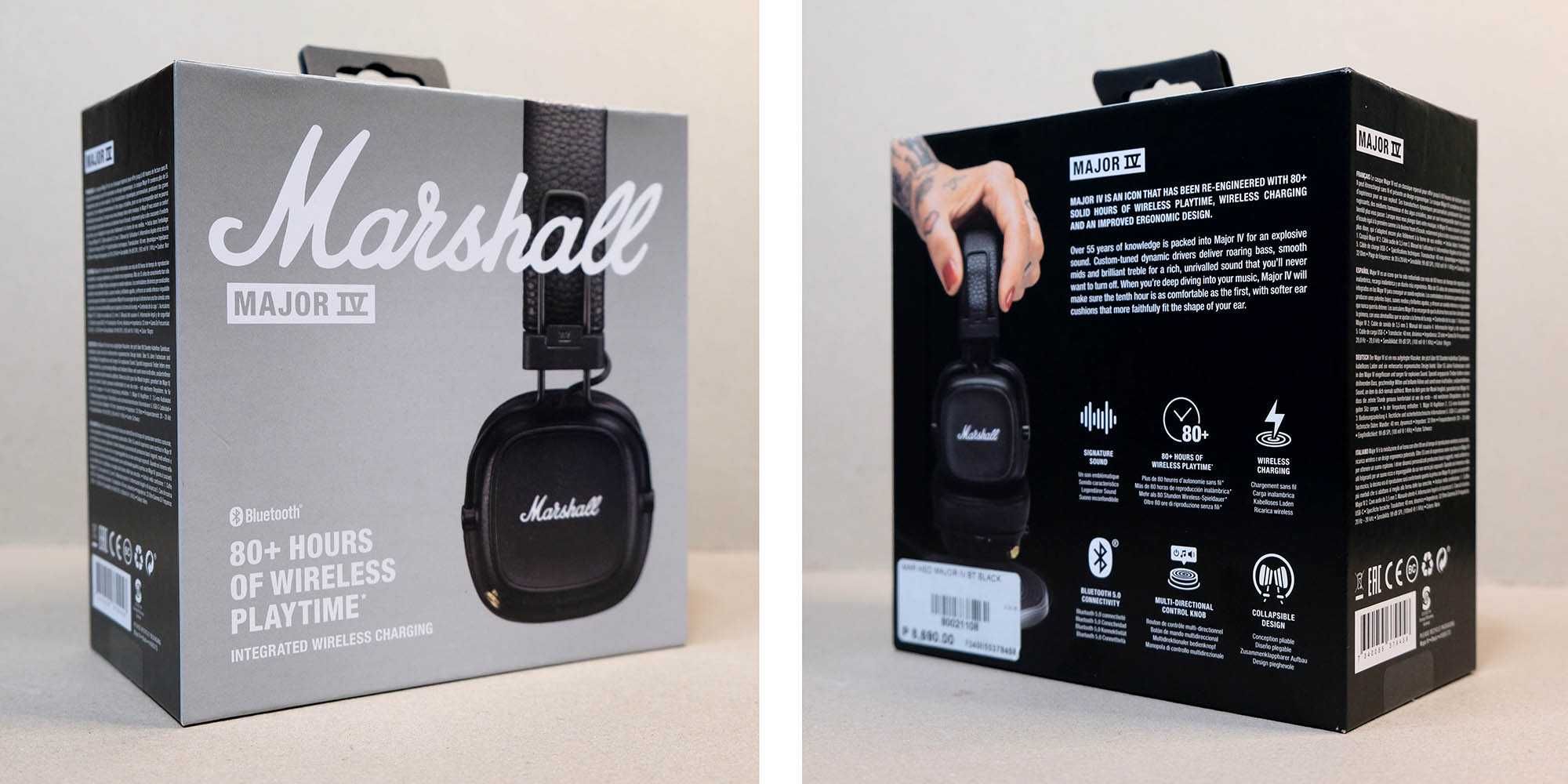 Беспроводные наушники Marshall Major IV On-Ear Bluetooth Headphone!
