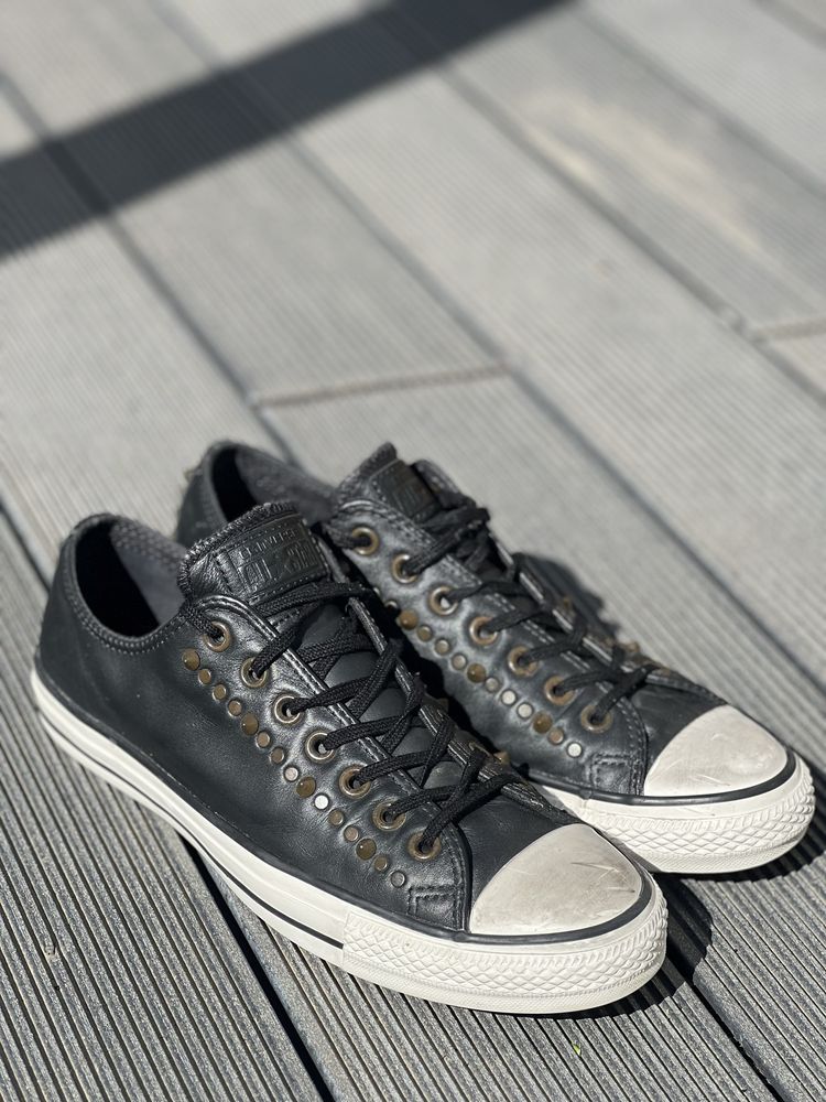 Converse All Star Piele Ox Black