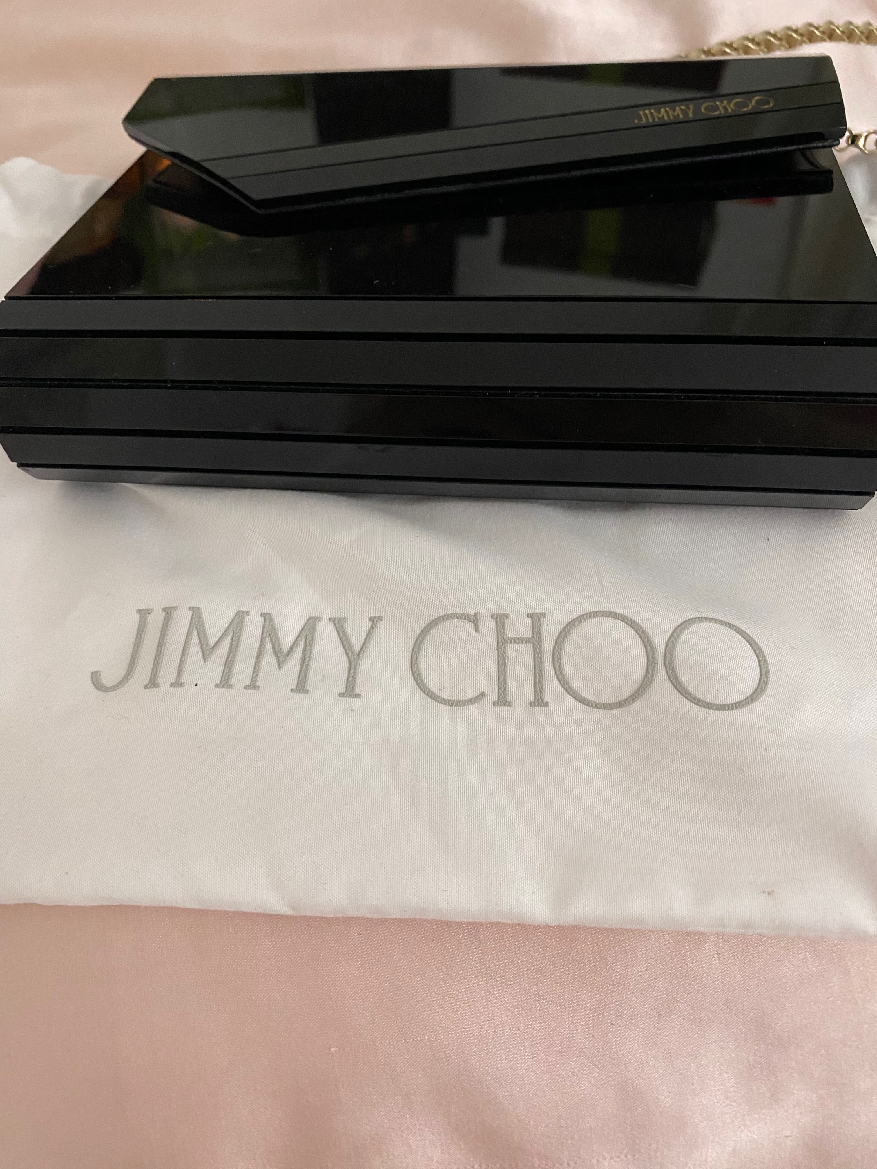 Geanta Jimmy Choo neagra Originala cu Certificat
